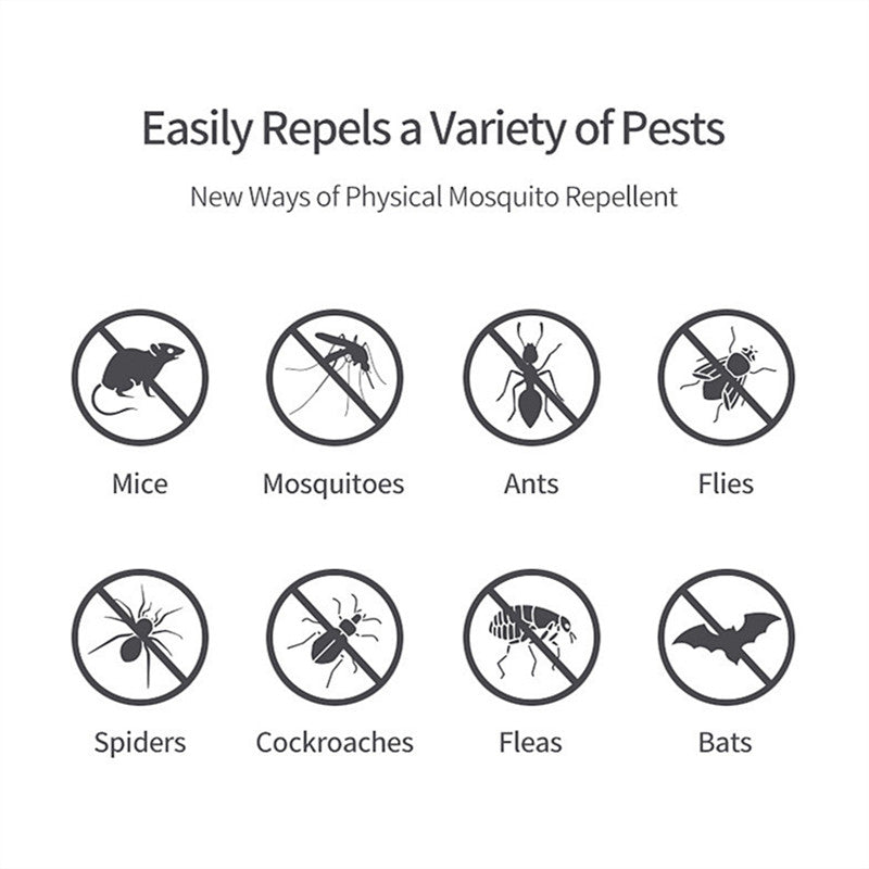 Boîte anti‑parasites électrique à ultrasons – Sommeil paisible garanti (Protège toute la maison)