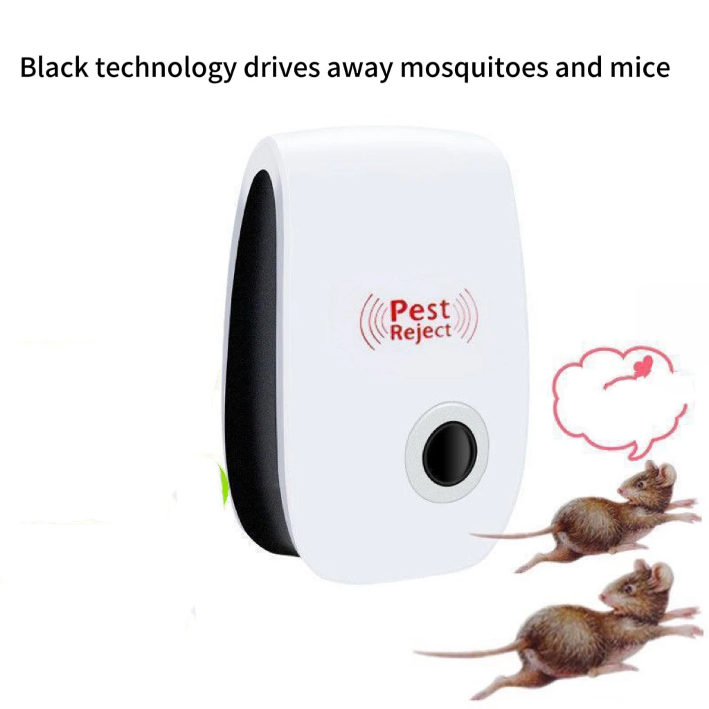 Boîte anti‑parasites électrique à ultrasons – Sommeil paisible garanti (Protège toute la maison)