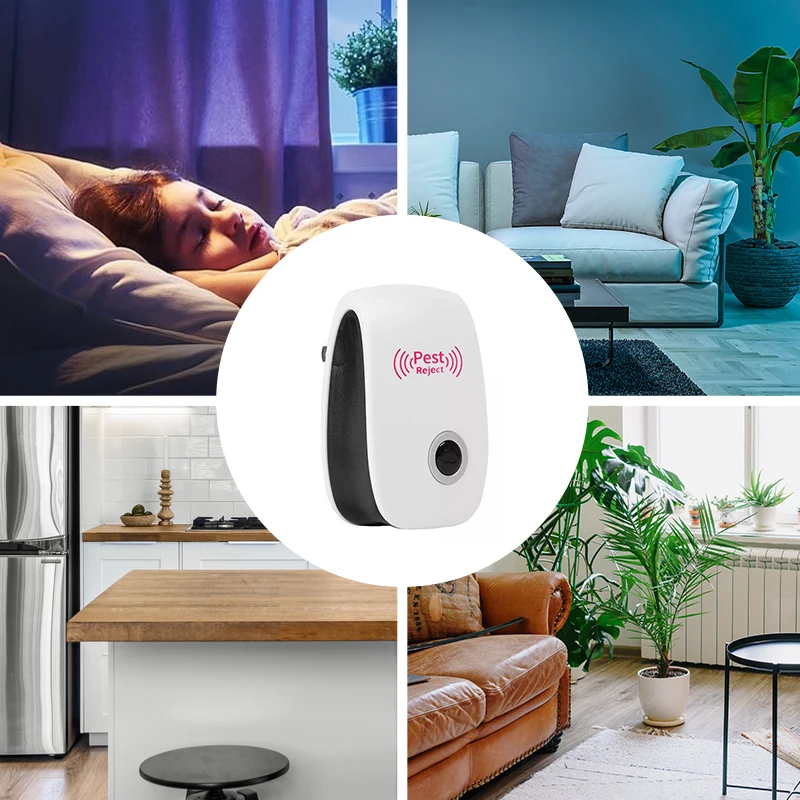 Boîte anti‑parasites électrique à ultrasons – Sommeil paisible garanti (Protège toute la maison)